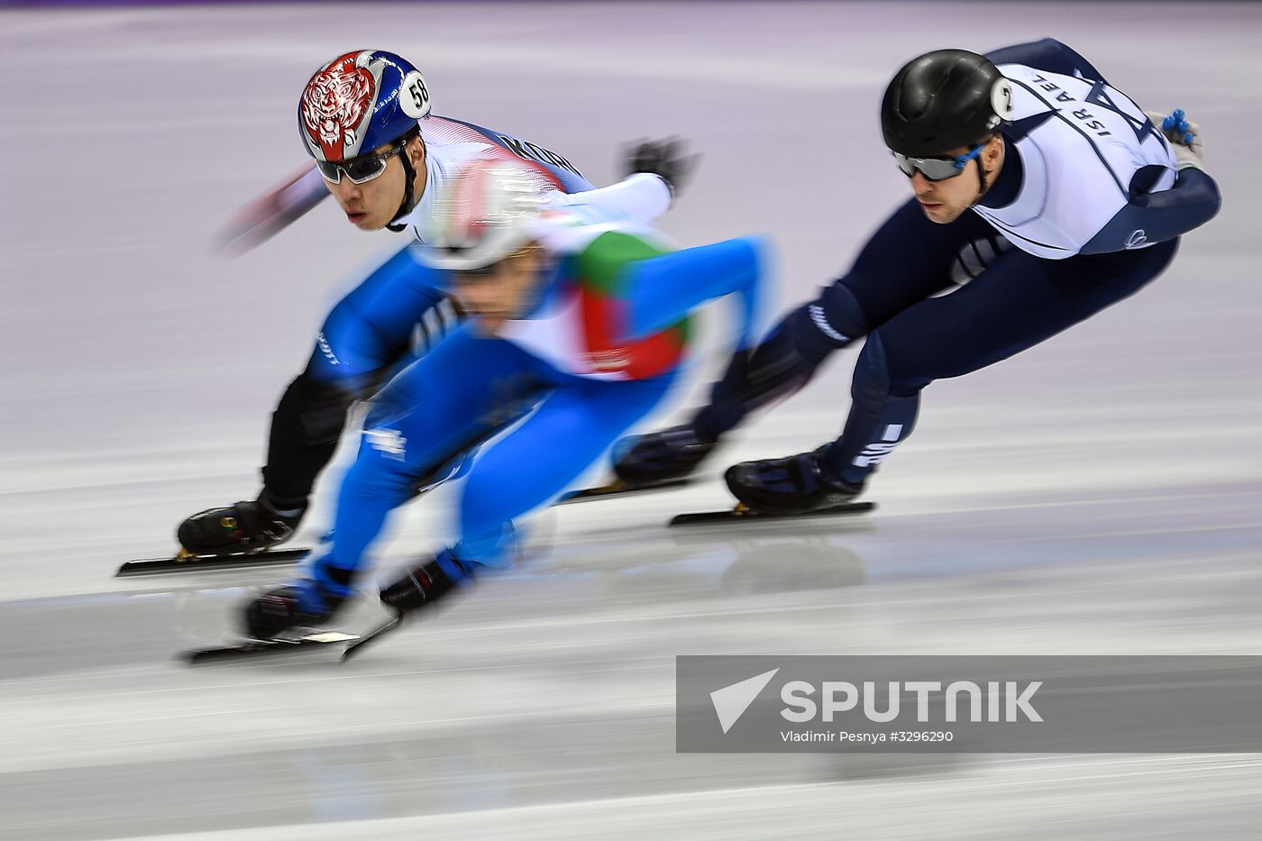 2018 Winter Olympics. Short track speed skating. Day two