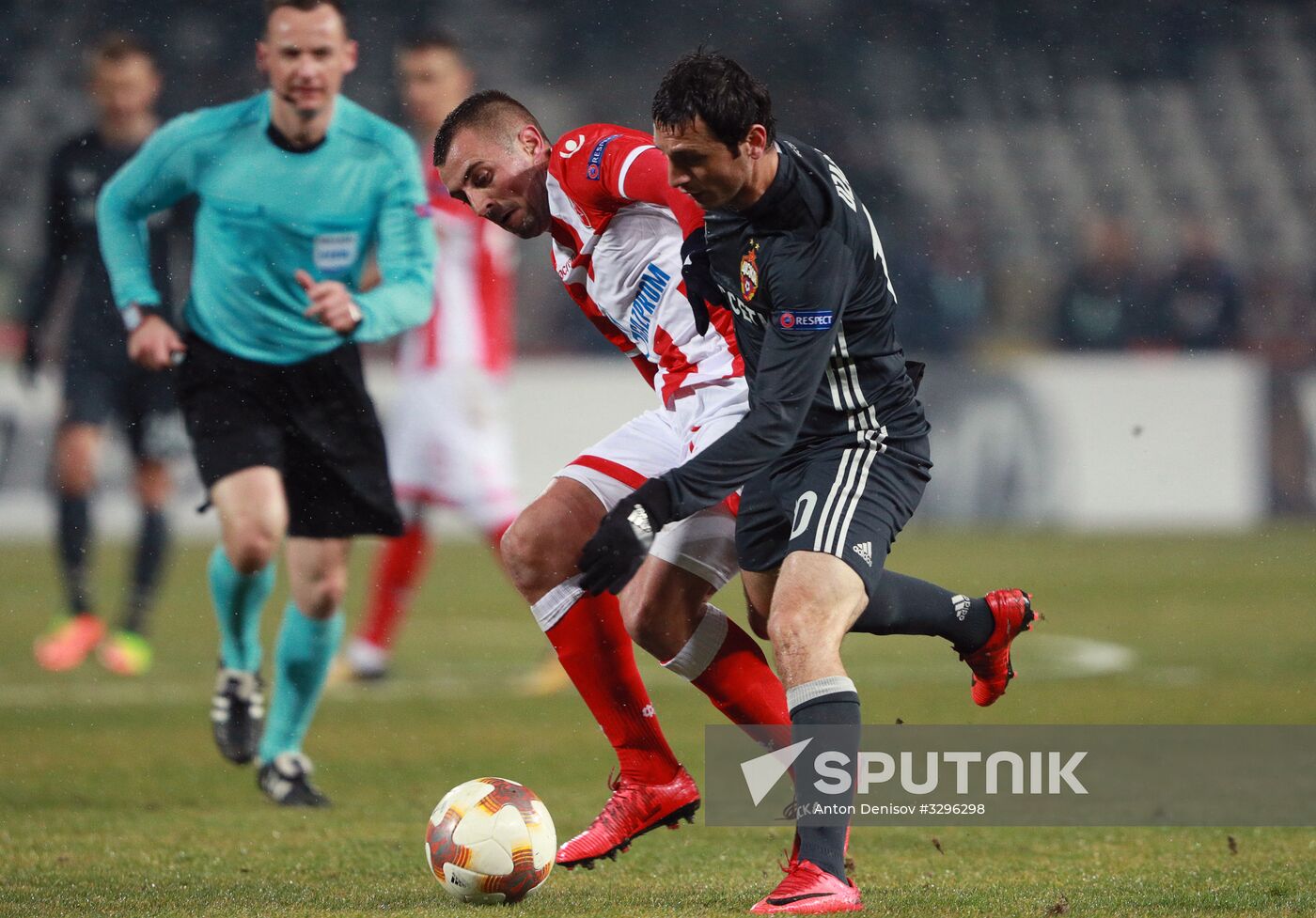 Football. UEFA Europa League. Crvena Zvezda vs. CSKA