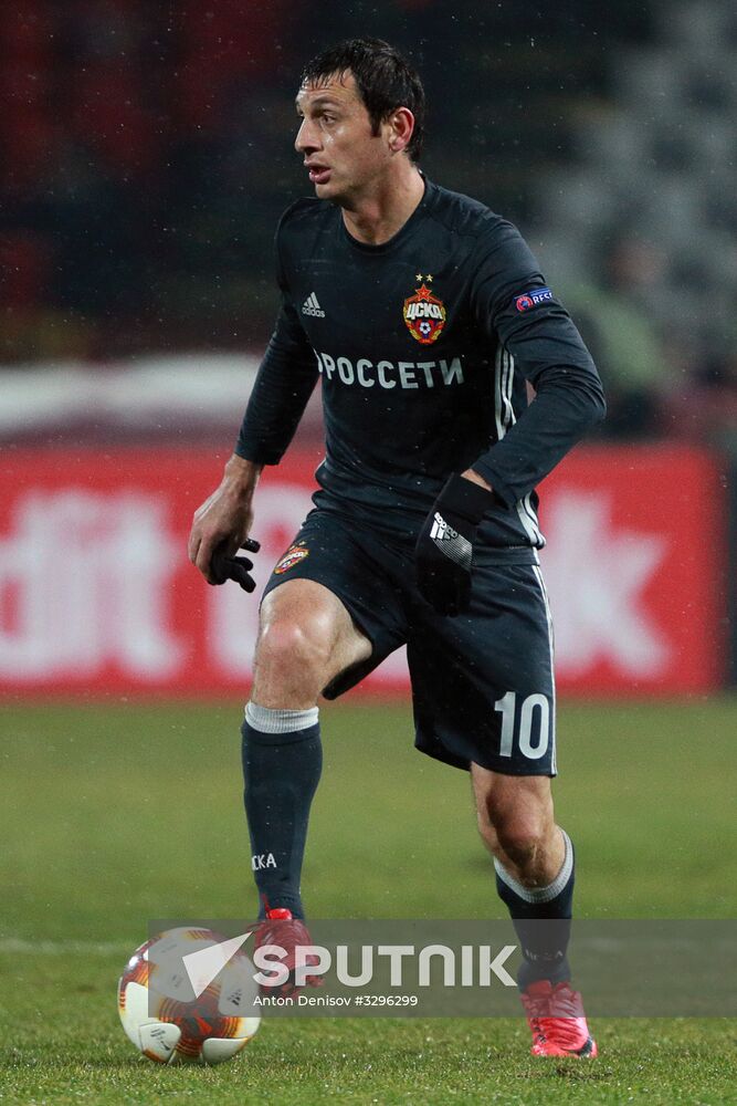 Football. UEFA Europa League. Crvena Zvezda vs. CSKA