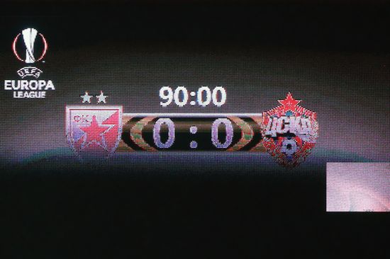 Football. UEFA Europa League. Crvena Zvezda vs. CSKA