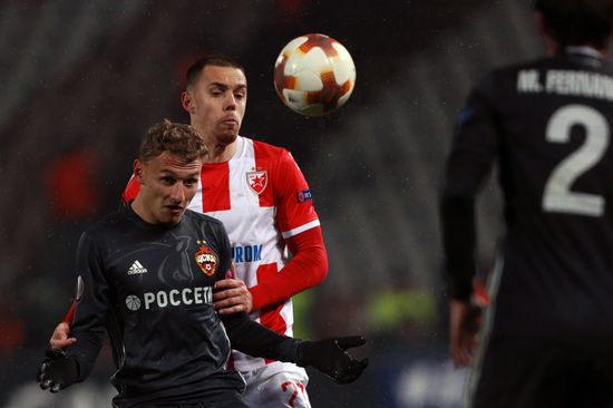 Football. UEFA Europa League. Crvena Zvezda vs. CSKA