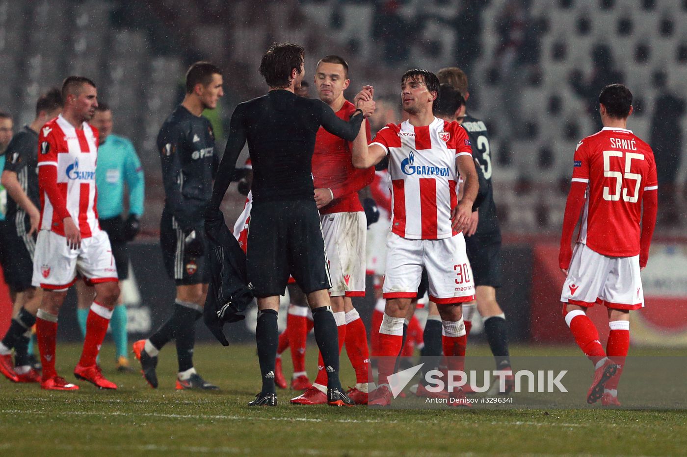 Football. UEFA Europa League. Crvena Zvezda vs. CSKA