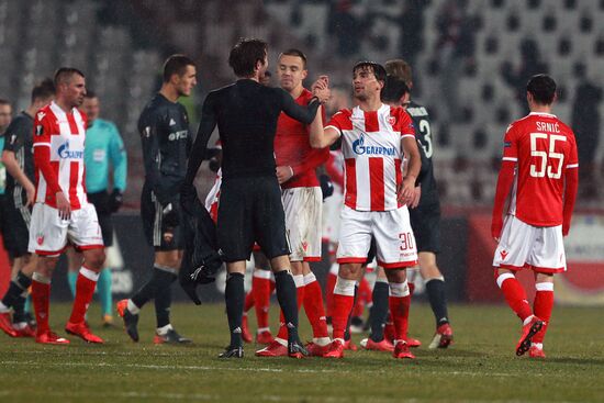 Football. UEFA Europa League. Crvena Zvezda vs. CSKA