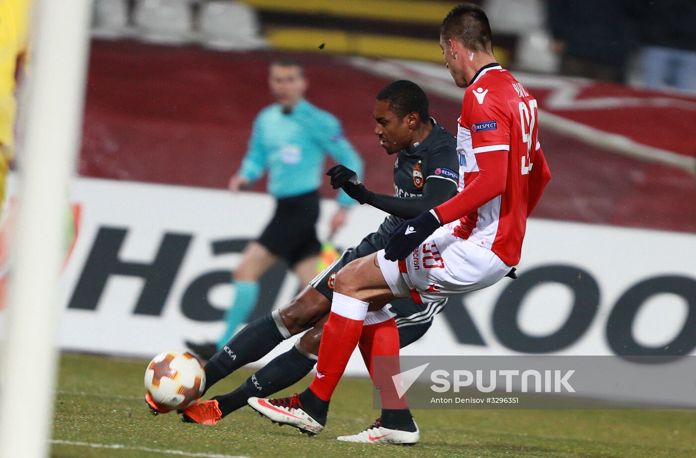 Football. UEFA Europa League. Crvena Zvezda vs. CSKA