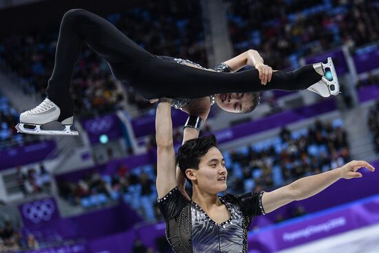 2018 Winter Olympics. Figure skating. Pairs. Short program