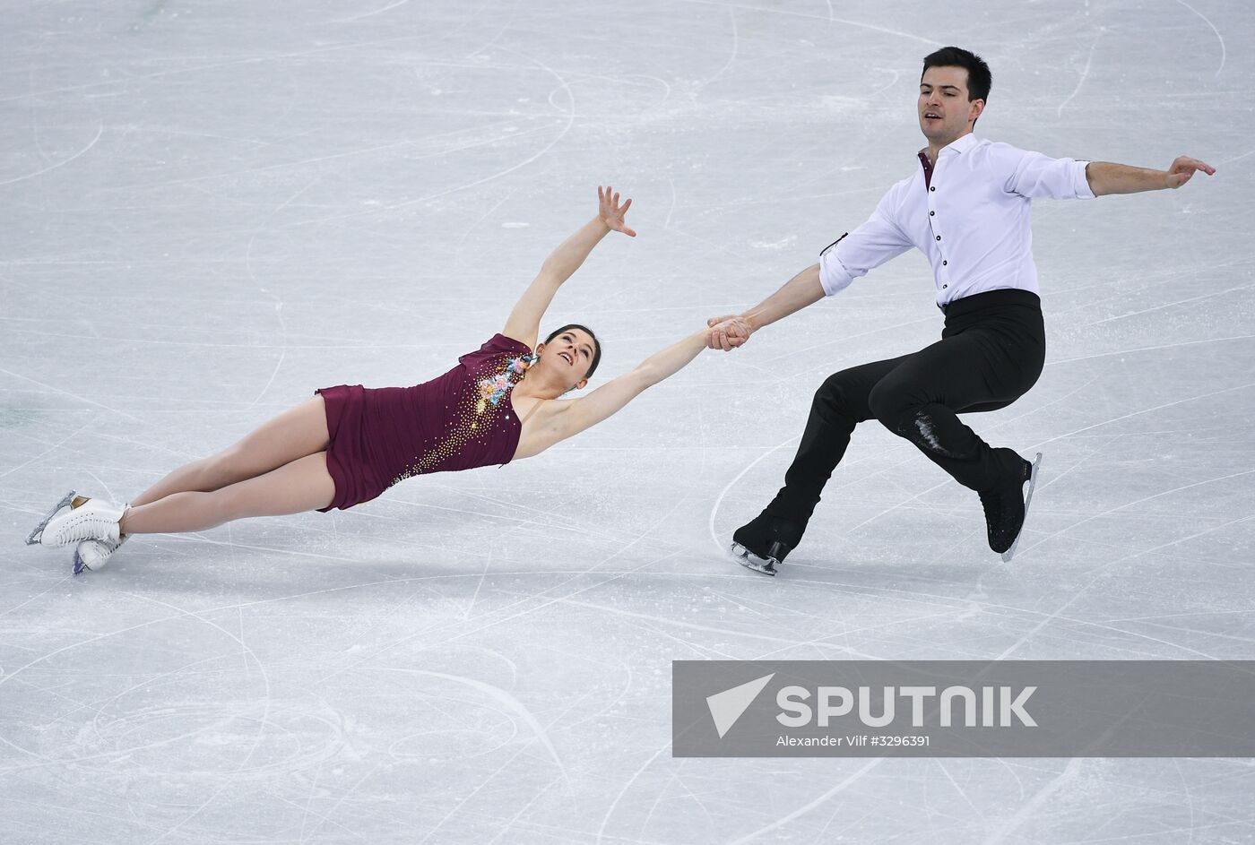 2018 Winter Olympics. Figure skating. Pairs. Short program