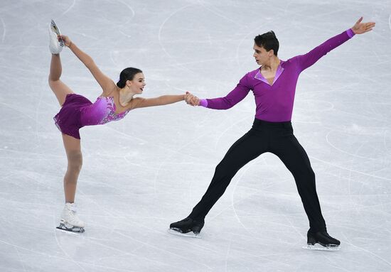 2018 Winter Olympics. Figure skating. Pairs. Short program