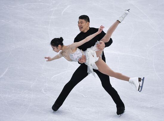 2018 Winter Olympics. Figure skating. Pairs. Short program