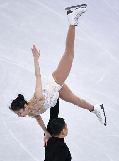 2018 Winter Olympics. Figure skating. Pairs. Short program