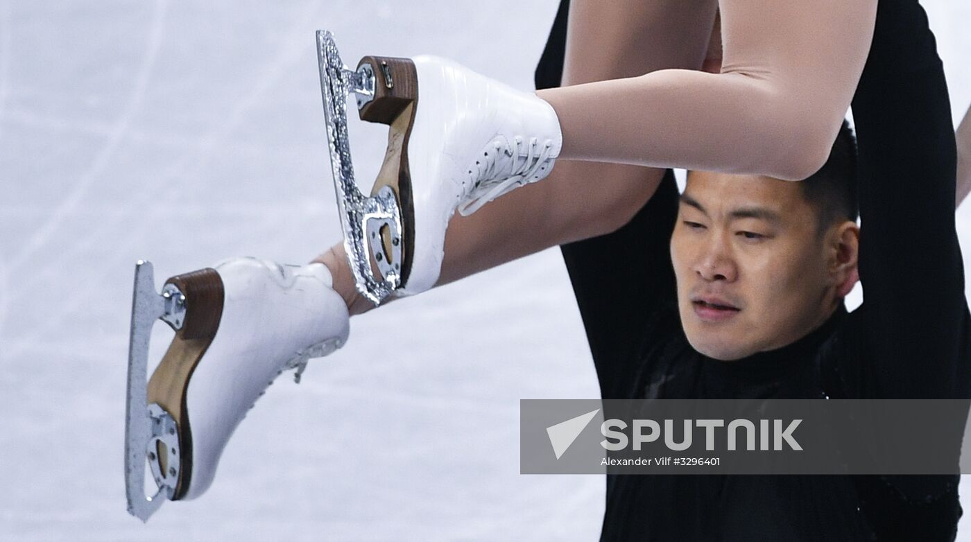 2018 Winter Olympics. Figure skating. Pairs. Short program