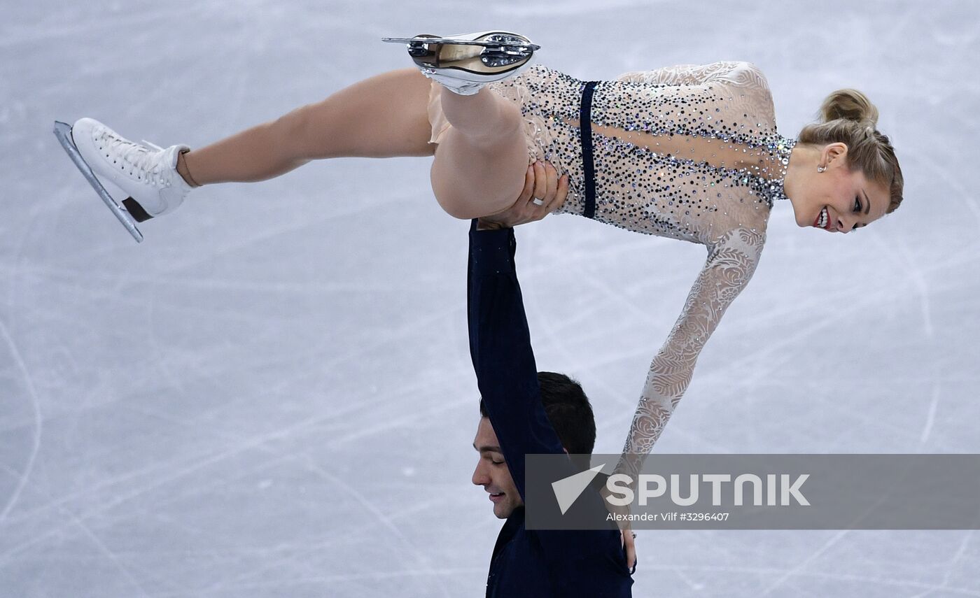 2018 Winter Olympics. Figure skating. Pairs. Short program