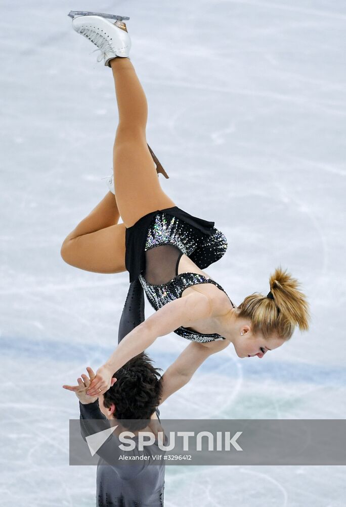 2018 Winter Olympics. Figure skating. Pairs. Short program