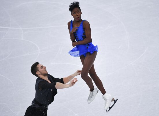 2018 Winter Olympics. Figure skating. Pairs. Short program