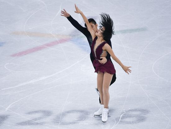 2018 Winter Olympics. Figure skating. Pairs. Short program