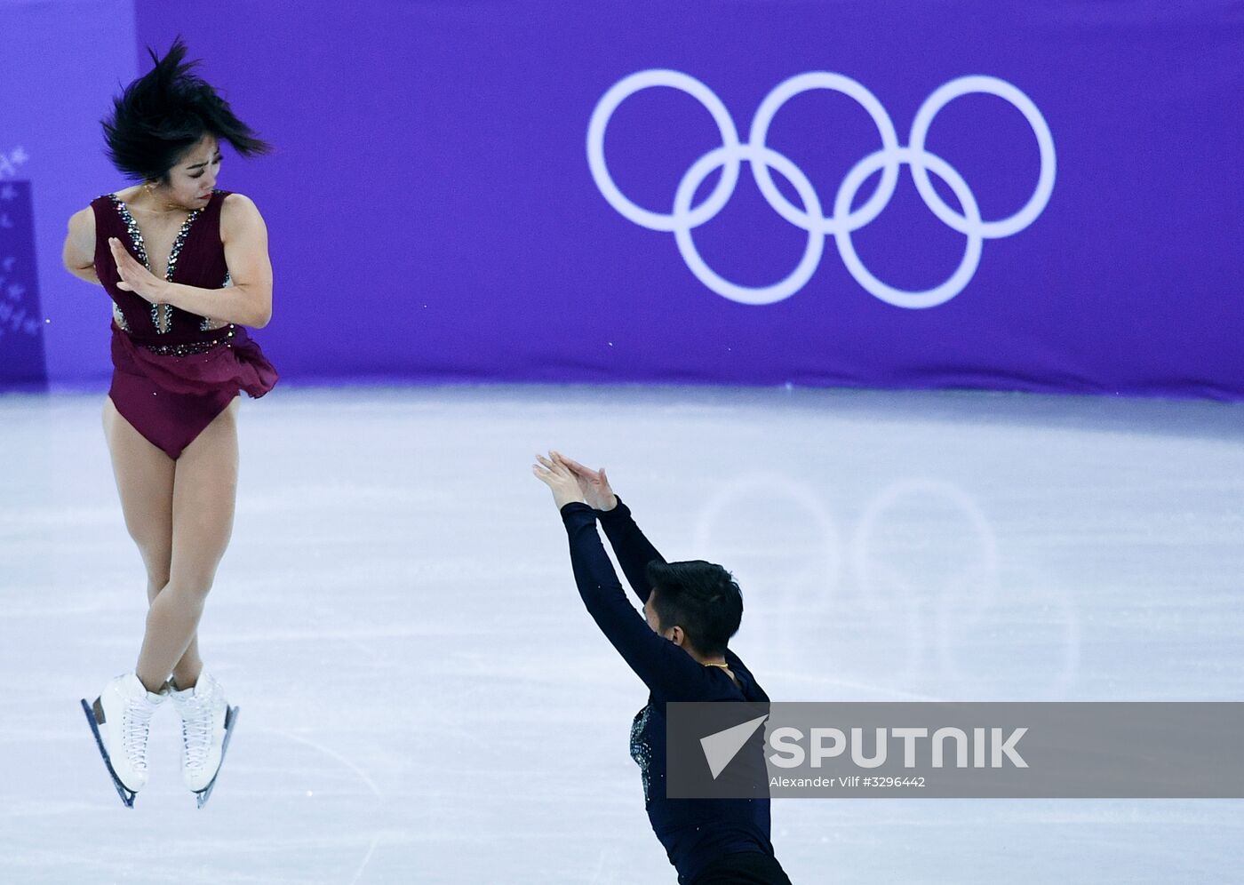 2018 Winter Olympics. Figure skating. Pairs. Short program