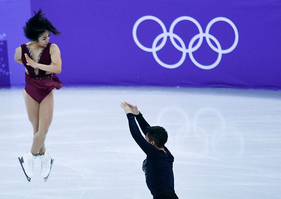 2018 Winter Olympics. Figure skating. Pairs. Short program