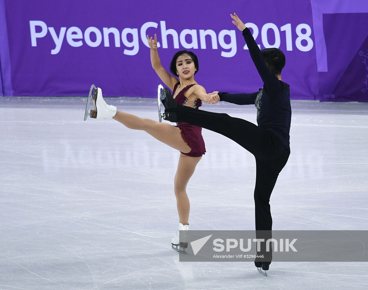 2018 Winter Olympics. Figure skating. Pairs. Short program