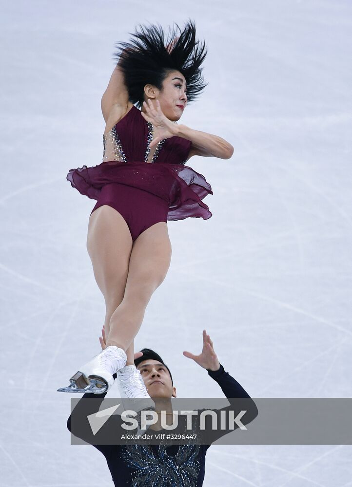 2018 Winter Olympics. Figure skating. Pairs. Short program