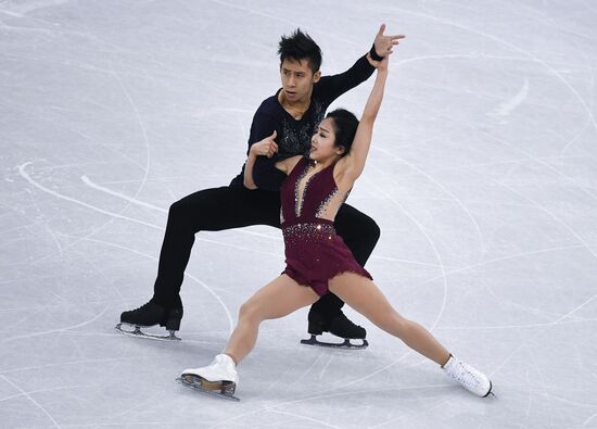 2018 Winter Olympics. Figure skating. Pairs. Short program