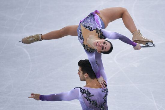 2018 Winter Olympics. Figure skating. Pairs. Short program