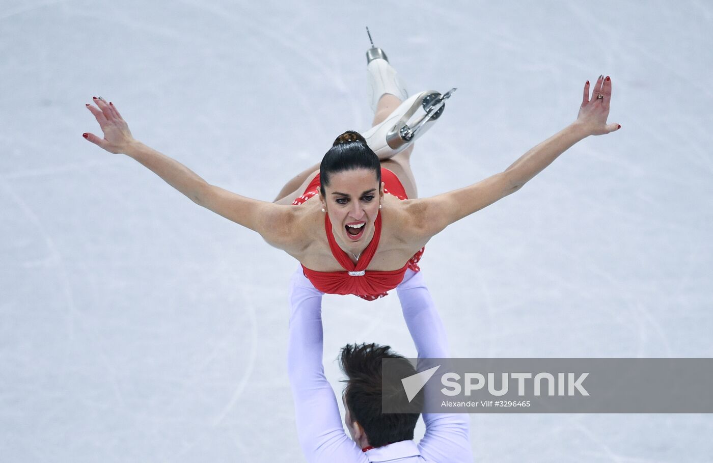 2018 Winter Olympics. Figure skating. Pairs. Short program