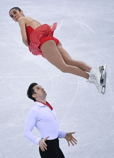 2018 Winter Olympics. Figure skating. Pairs. Short program