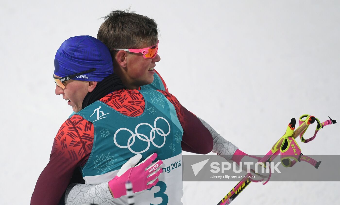 2018 Winter Olympics. Cross-country skiing. Men. Sprint