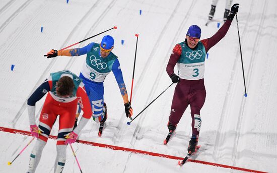 2018 Winter Olympics. Cross-country skiing. Men. Sprint