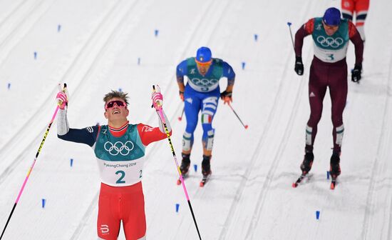 2018 Winter Olympics. Cross-country skiing. Men. Sprint