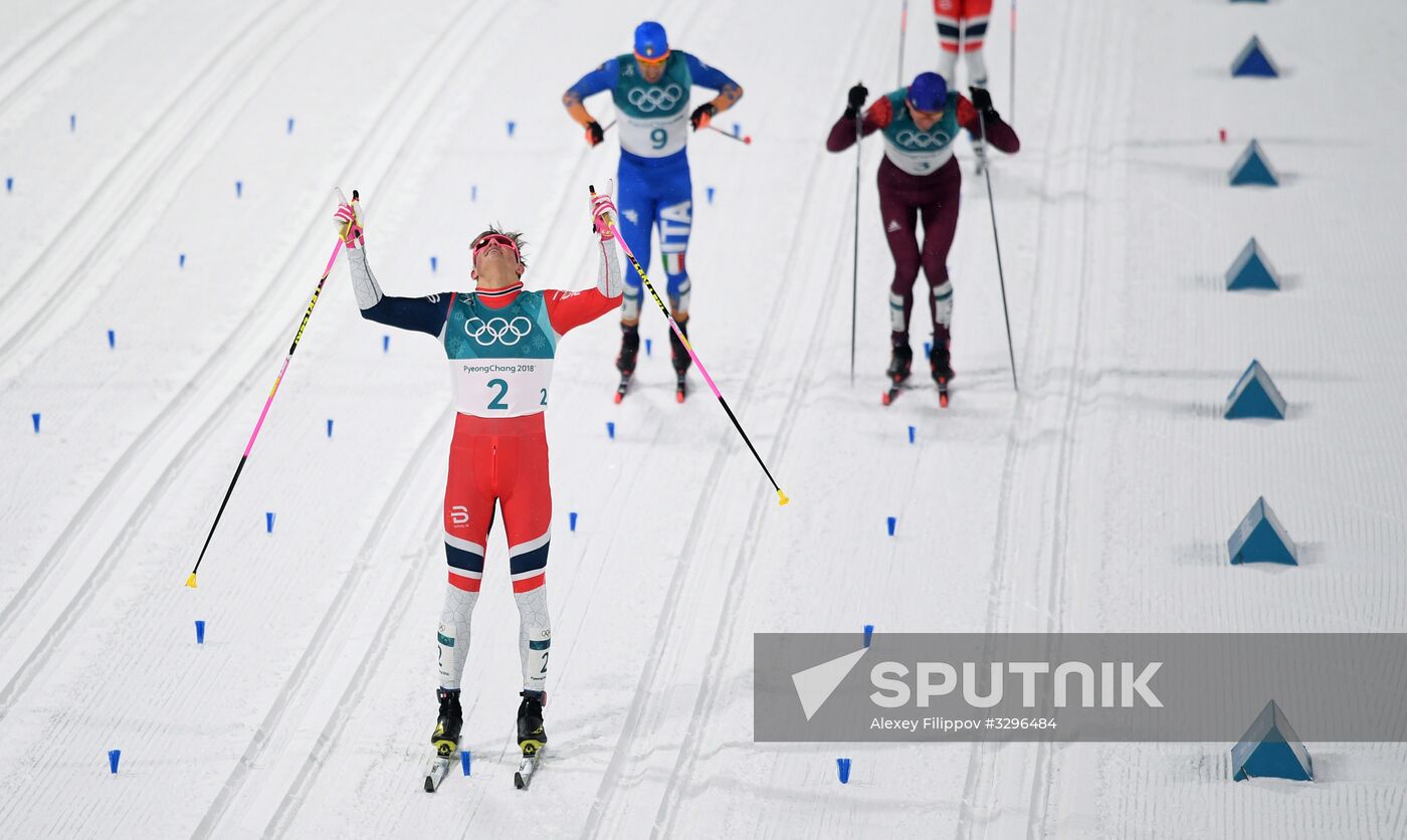 2018 Winter Olympics. Cross-country skiing. Men. Sprint