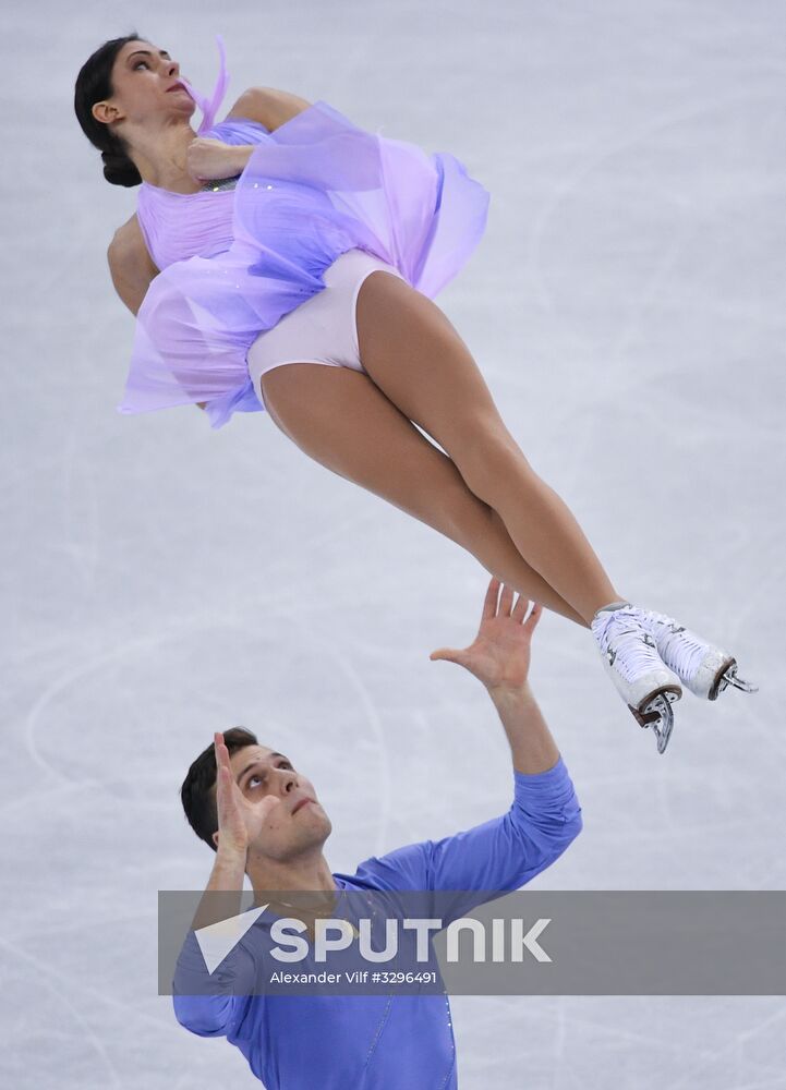 2018 Winter Olympics. Figure skating. Pairs. Short program