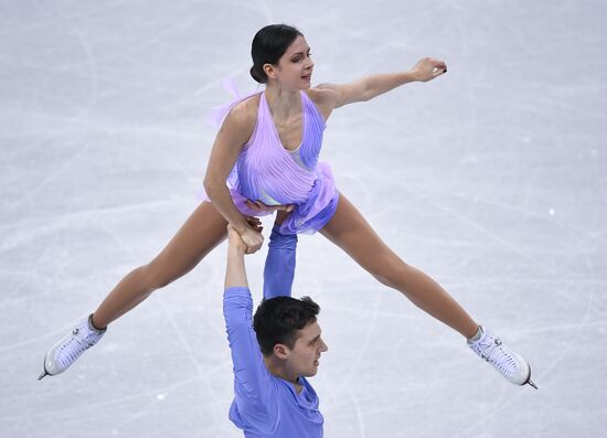 2018 Winter Olympics. Figure skating. Pairs. Short program