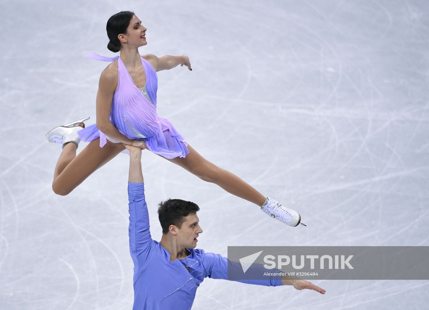 2018 Winter Olympics. Figure skating. Pairs. Short program