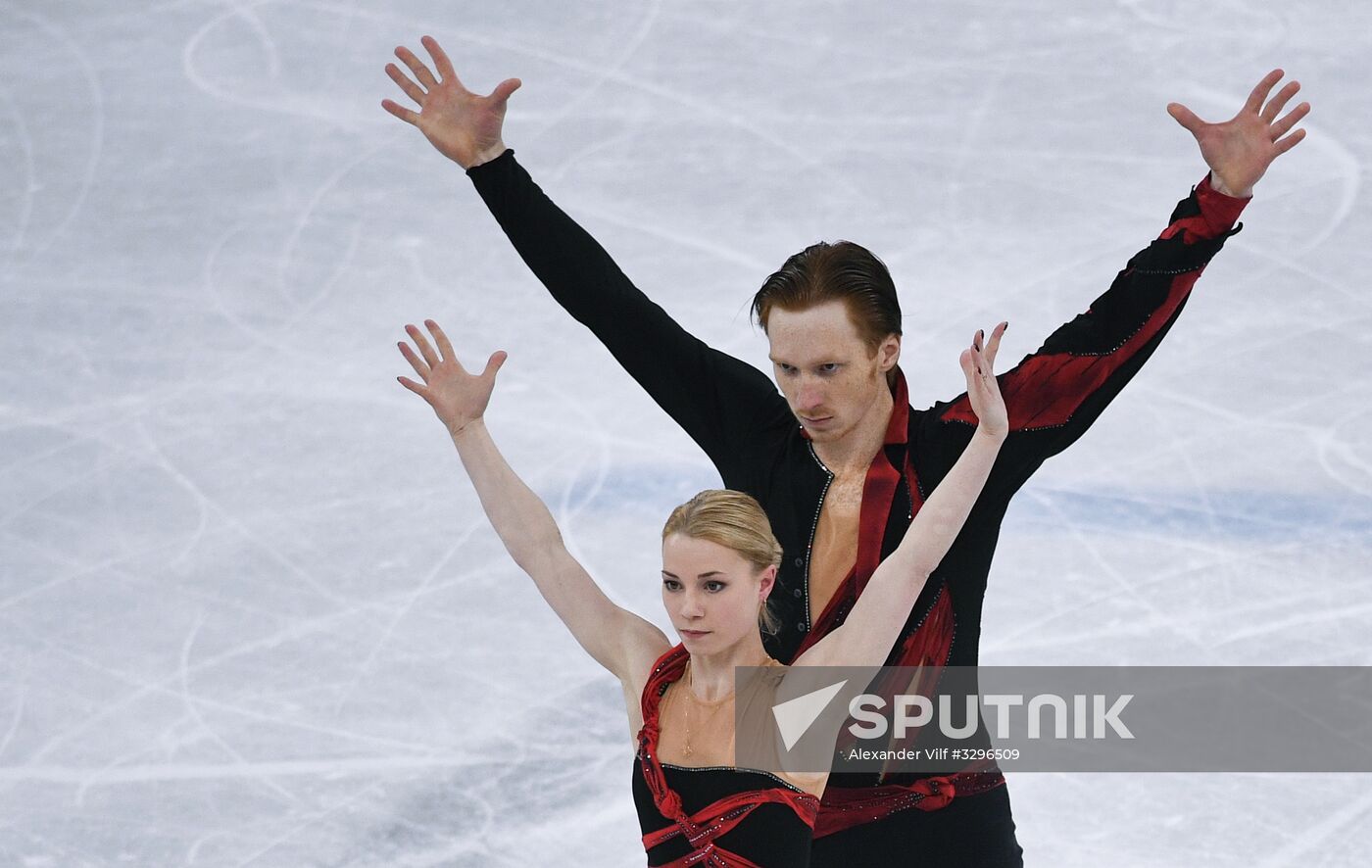 2018 Winter Olympics. Figure skating. Pairs. Short program