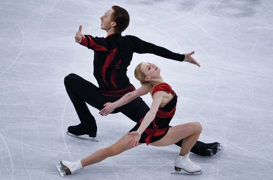 2018 Winter Olympics. Figure skating. Pairs. Short program