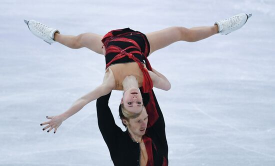 2018 Winter Olympics. Figure skating. Pairs. Short program