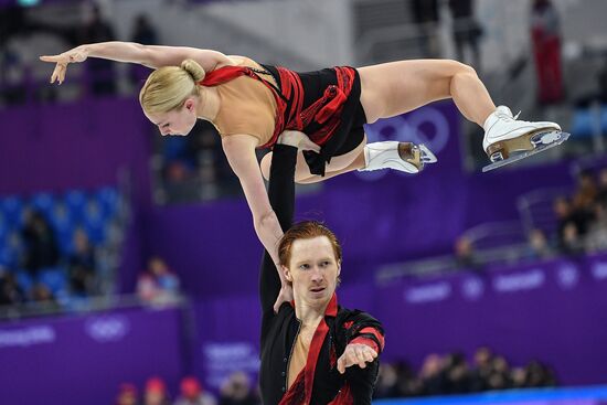 2018 Winter Olympics. Figure skating. Pairs. Short program