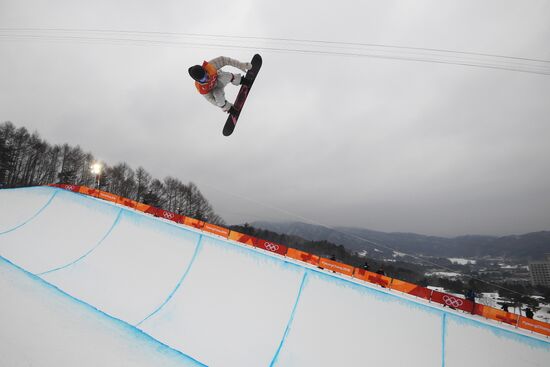 2018 Winter Olympics. Snowboarding. Men. Halfpipe. Finals