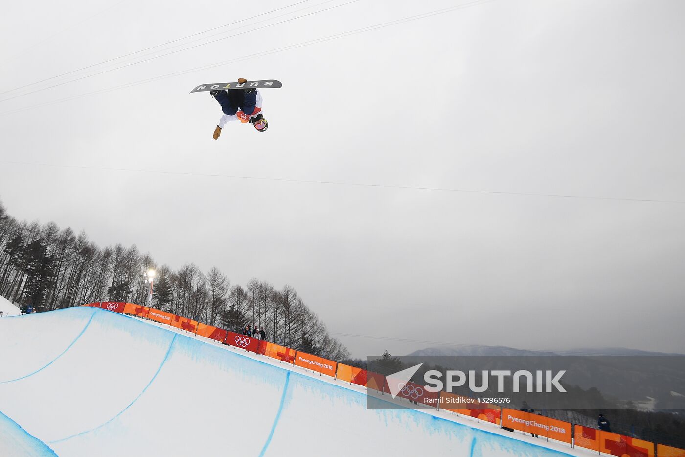 2018 Winter Olympics. Snowboarding. Men. Halfpipe. Finals