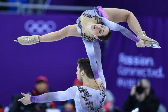 2018 Winter Olympics. Figure skating. Pairs. Short program