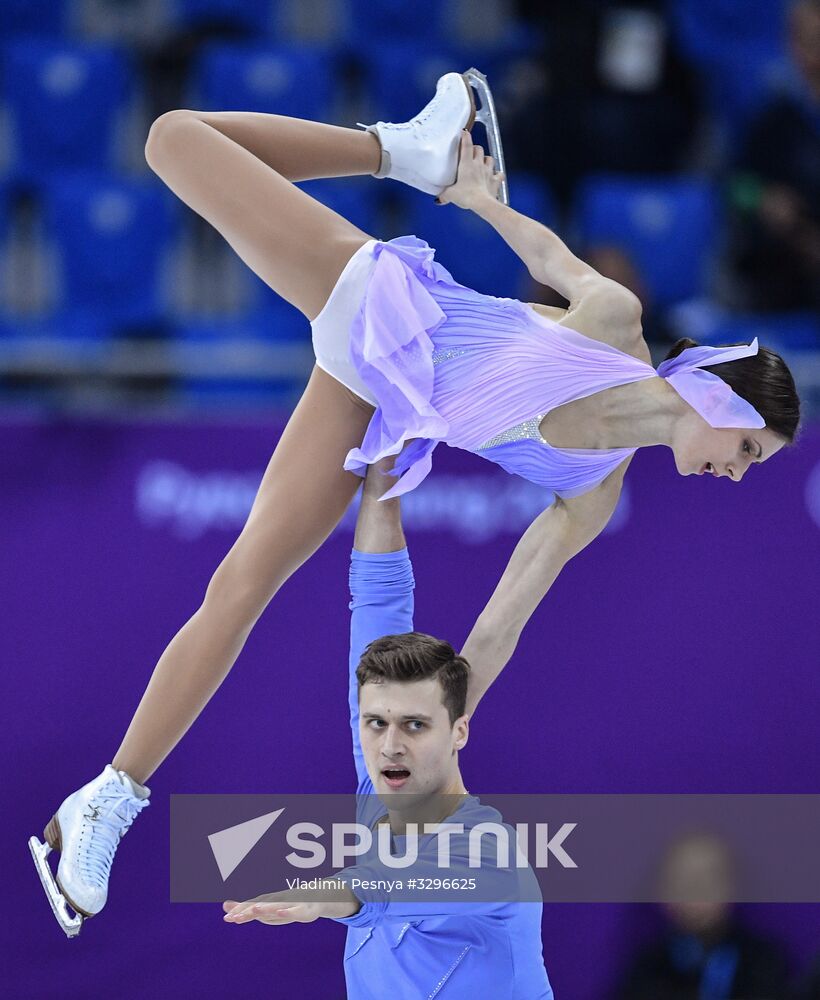 2018 Winter Olympics. Figure Skating. Pairs. Short Program