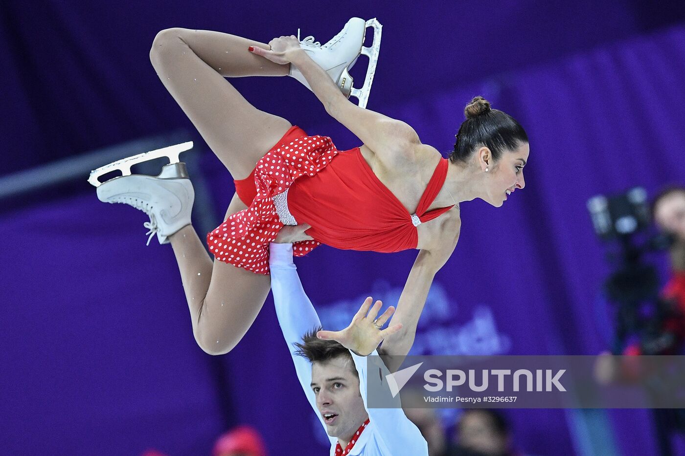 2018 Winter Olympics. Figure skating. Pairs. Short program