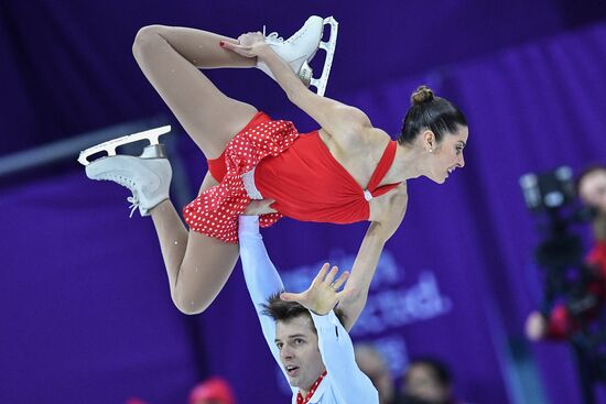2018 Winter Olympics. Figure skating. Pairs. Short program