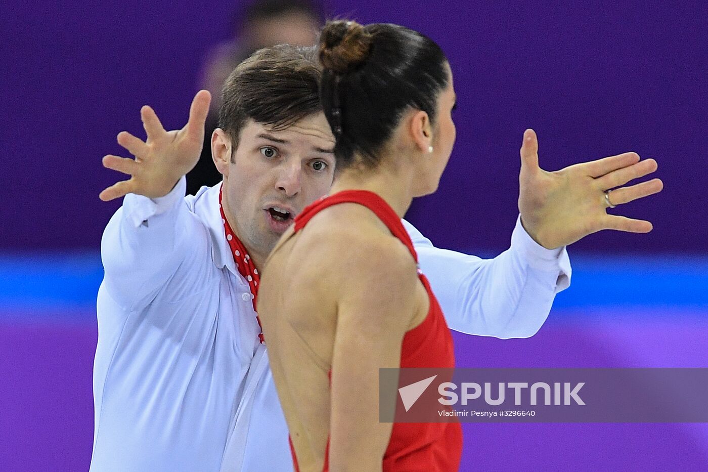 2018 Winter Olympics. Figure skating. Pairs. Short program