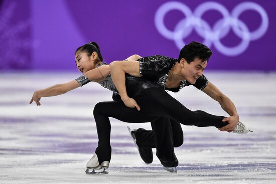 2018 Winter Olympics. Figure skating. Pairs. Short program