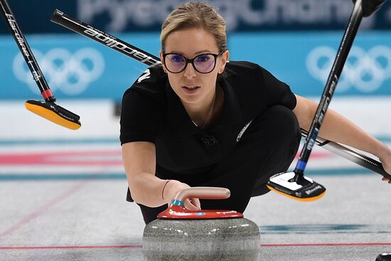 2018 Winter Olympics. Curling. Women. Russia vs. Great Britain