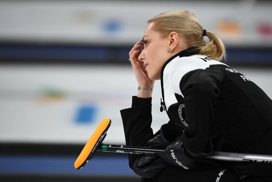 2018 Winter Olympics. Curling. Women. Russia vs. Great Britain