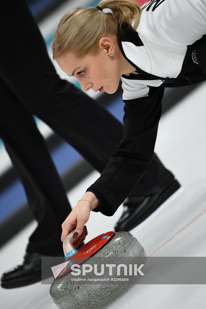 2018 Winter Olympics. Curling. Women. Russia vs. Great Britain