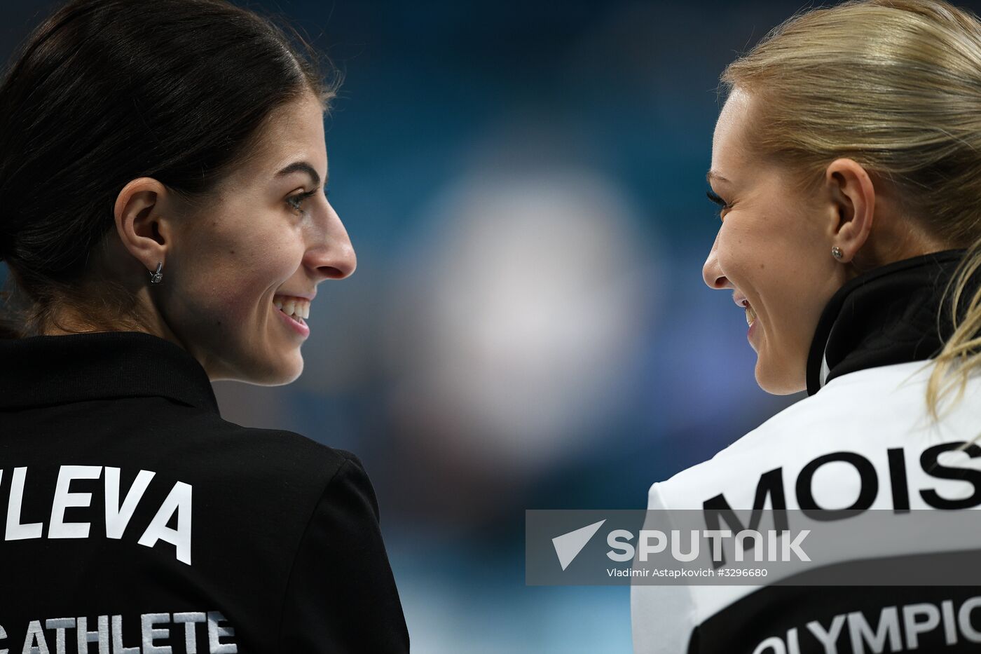 2018 Winter Olympics. Curling. Women. Russia vs. Great Britain