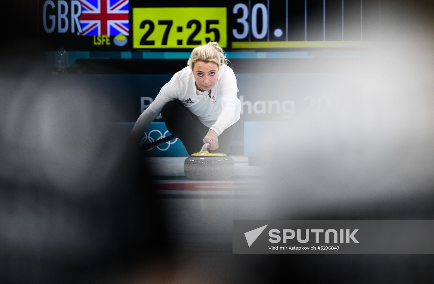 2018 Winter Olympics. Curling. Women. Russia vs. Great Britain